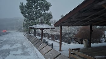 La nieve volvió a sorprender a los cordobeses. Foto: El Doce.