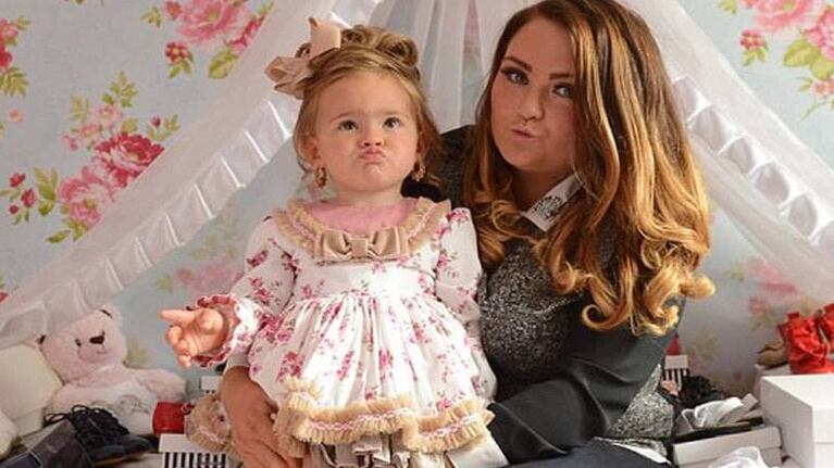 La niña ganó su primera competencia cuando tenía apenas un año y medio.