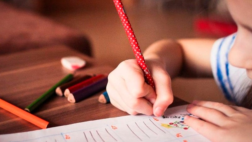 La niña se animó a hacer la carta luego de una charla sobre educación sexual.