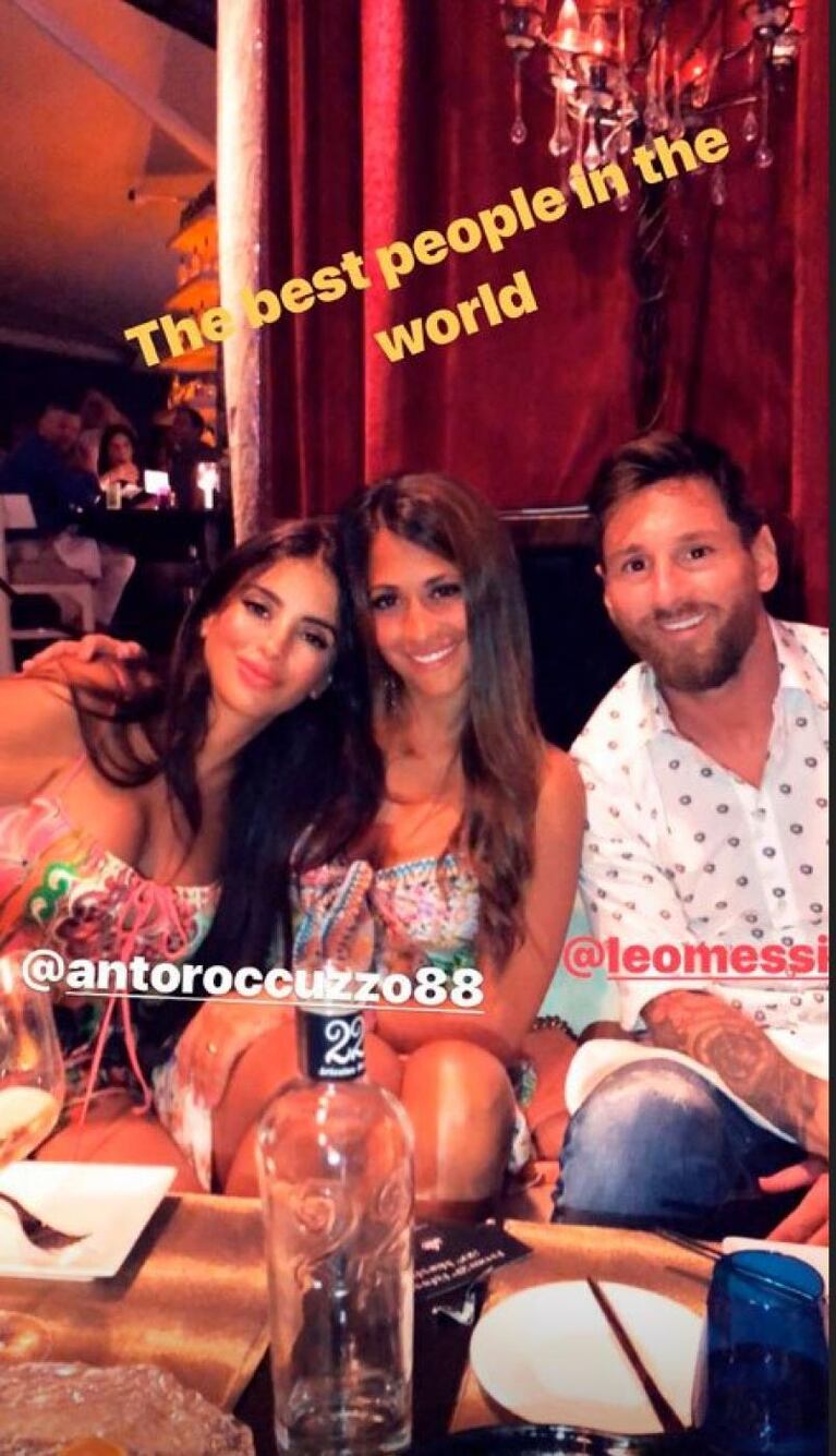 La noche de boliche de Messi en Ibiza 