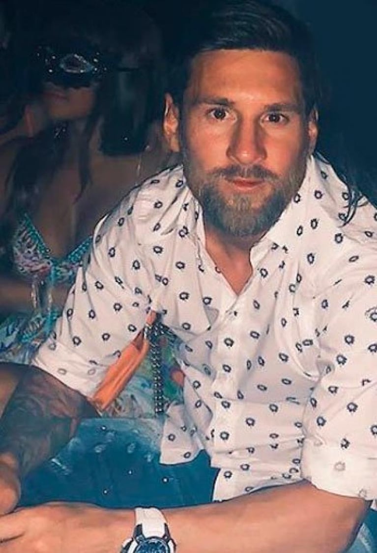 La noche de boliche de Messi en Ibiza 