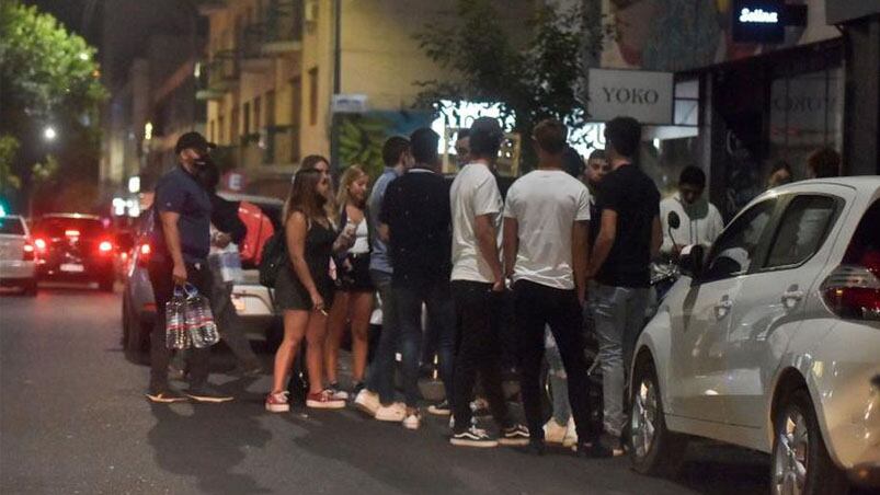 La noche de Nueva Córdoba, otra vez testigo de un episodio de violencia. Foto: La Voz.