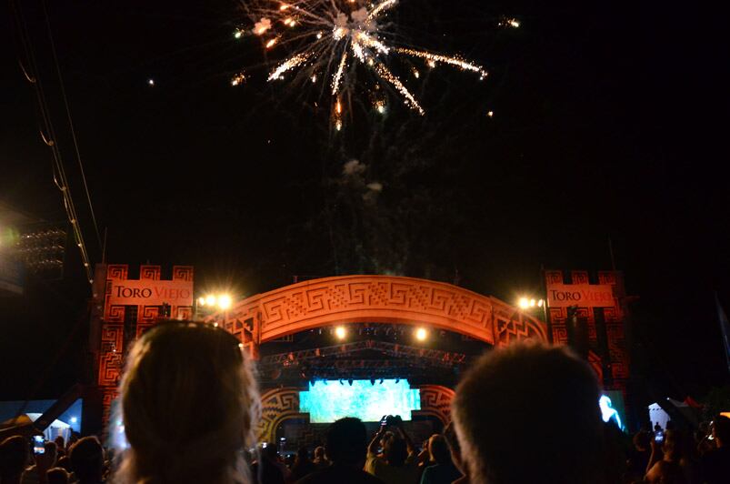 La noche del domingo fue de Los Manseros en Cosquín. Foto: Francesco Trombetta / ElDoce.tv.