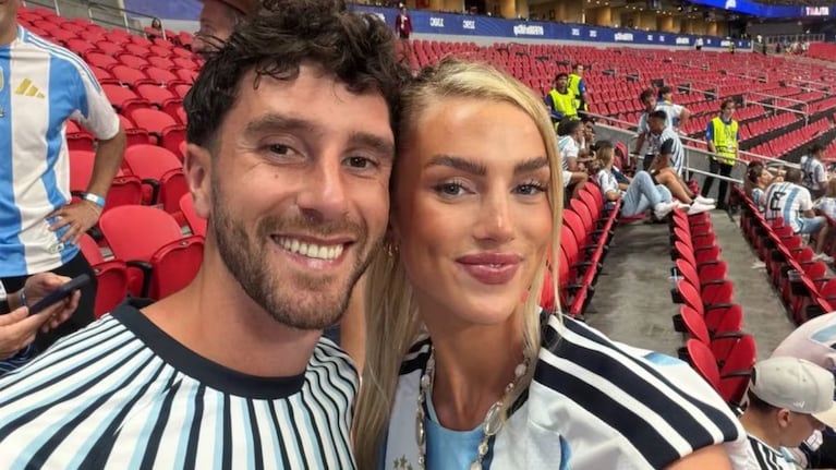 La novia de Senesi es inglesa y dijo quién quiere que gane en la semifinal.