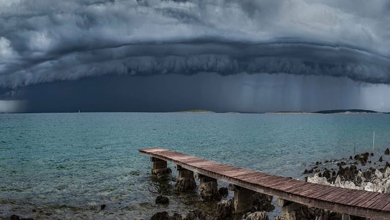 La nube "shelf" en Croacia, una de las fotos elegidas.