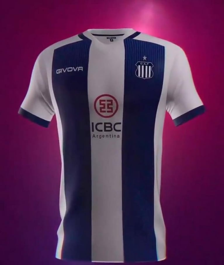 La nueva camiseta de Talleres, con un famoso banco chino como sponsor