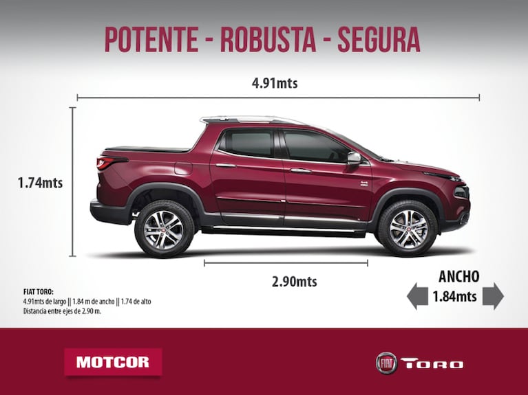 La nueva Fiat Toro llega a Motcor con infinitas posibilidades