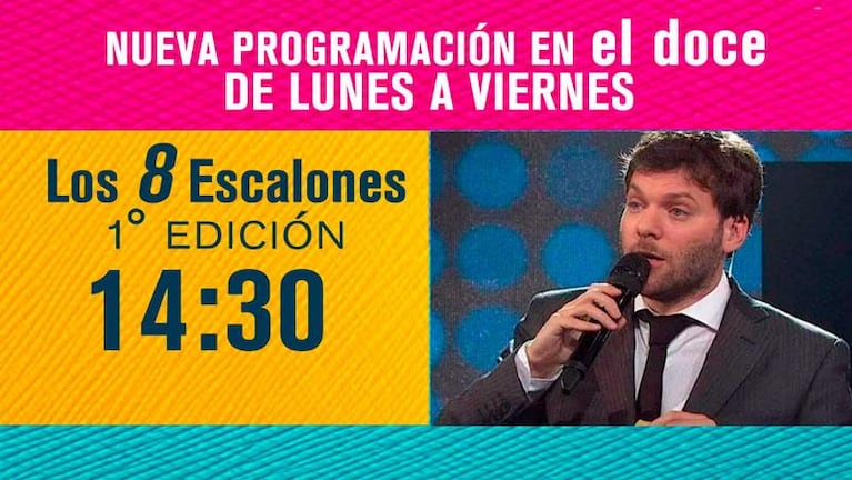 La nueva programación de las tardes de El Doce