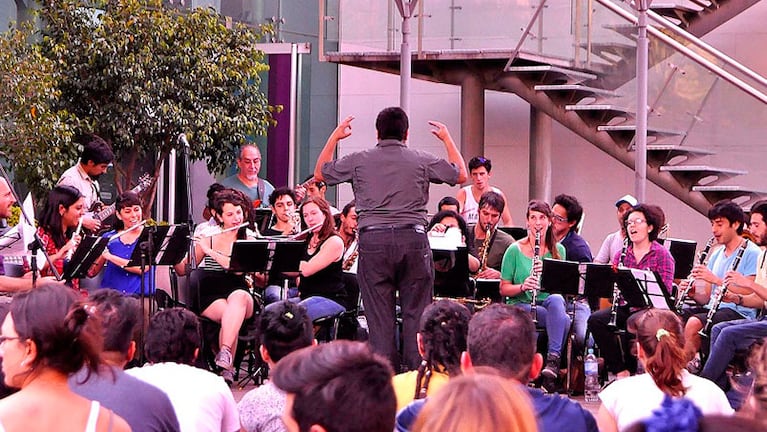 La Pajuerana, una de las tantas bandas del Festival de Jazz.