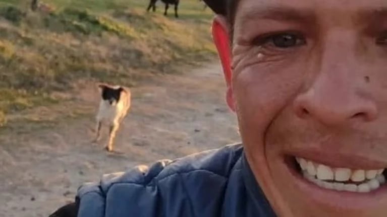 La palabra del peón rural que lloró al despedir a su perrita tras ser echado: “Me gustaría buscarla”