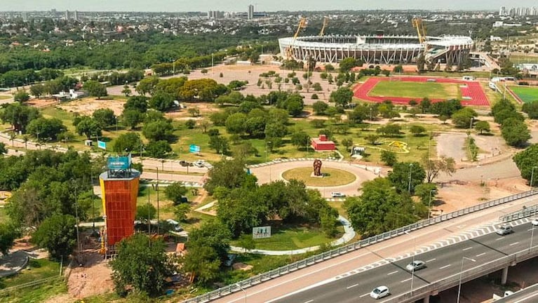 La palestra de escalada más alta del país está en el Parque del Kempes