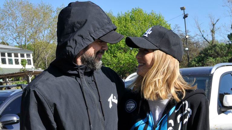 La pareja compartió en el momento en sus redes.