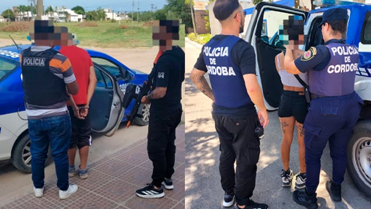 La pareja de ladrones cayó en Villa María.