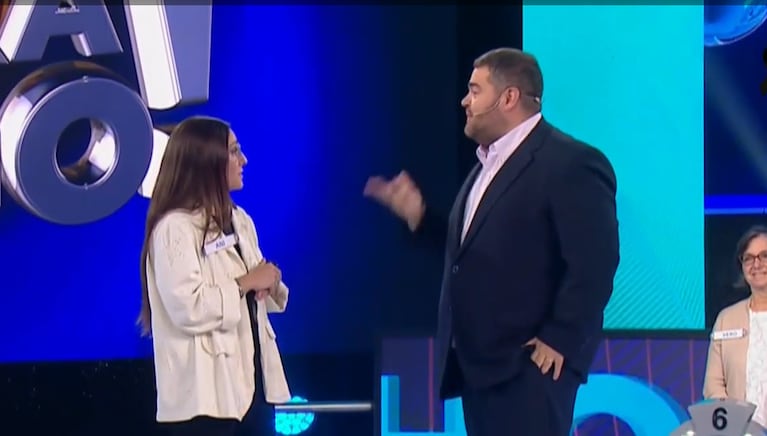 La pareja de un futbolista participó en Ahora Caigo y su hobby dejó perplejo a Barassi: “No te imagino…”
