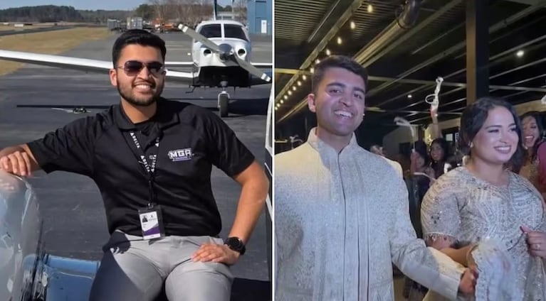 La pareja dio el sí y a las horas ocurrió la tragedia.