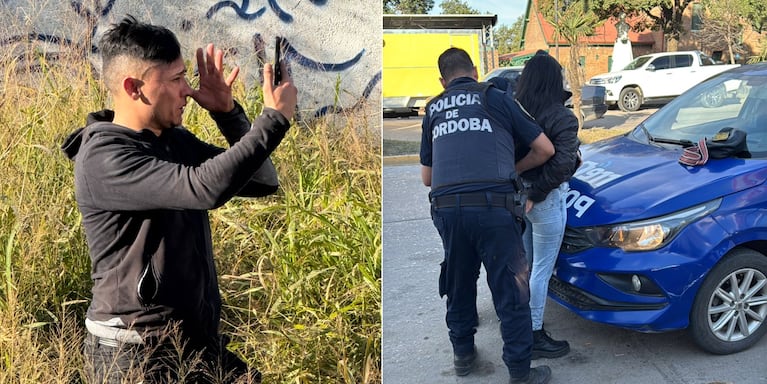 La pareja fue detenida a pocas cuadras de donde intentaron robar.