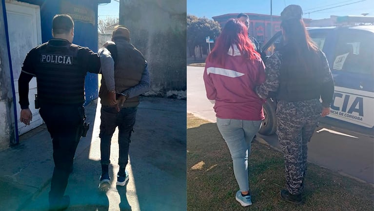 La pareja fue detenida mientras manipulaba un arma de fuego.
