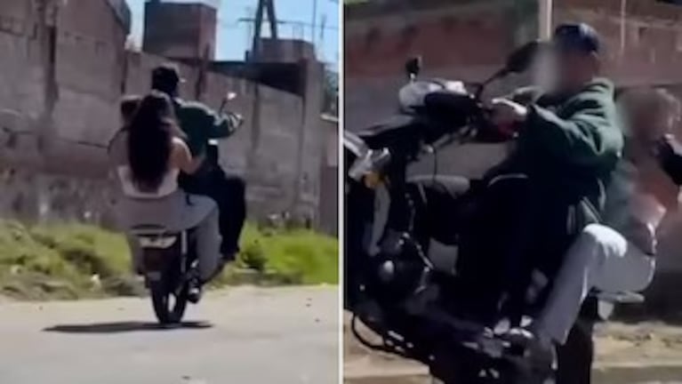 La pareja fue escrachada en redes sociales.