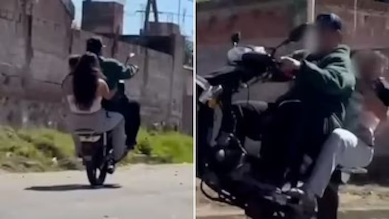 La pareja fue escrachada en redes sociales.