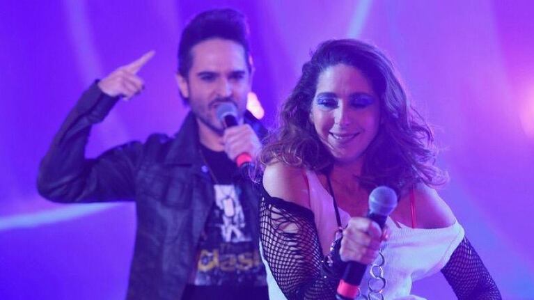 La pareja no logró convencer al jurado con su performance.