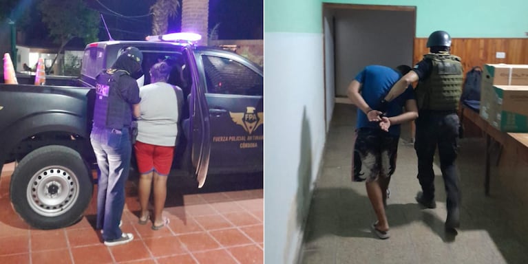 La pareja quedó detenida por vender droga.