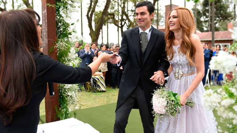 La pareja se casó en Salta en septiembre.