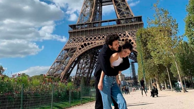 La pareja se reencontró en París. 
