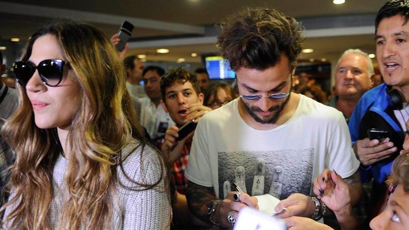 La pareja se rompió a meses de llegar a la Argentina. Foto: Clarín.