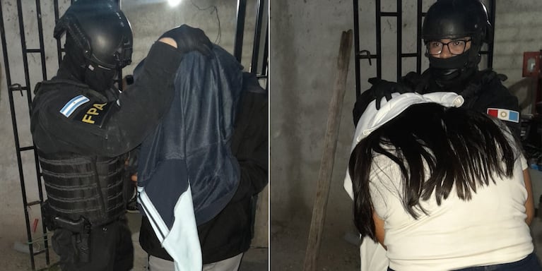 La pareja vendía droga en barrio Cooperativa El Progreso.