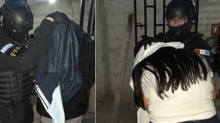 La pareja vendía droga en barrio Cooperativa El Progreso.
