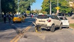 La pasajera de un taxi resultó herida. Foto: Francisco Arias/El Doce.