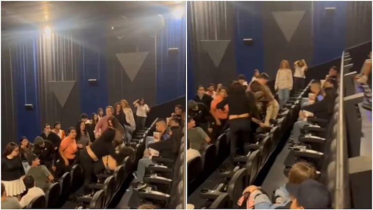 La pelea se desató en un cine de Entre Ríos.