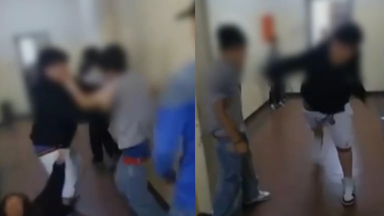 La pelea se produjo en los pasillos de la escuela Garzón Agulla.