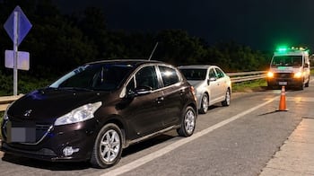 La pelea tuvo lugar a pocos metros de la salida de Circunvalación.
