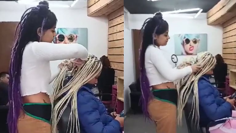 La peluquera compartió la situación en TikTok.