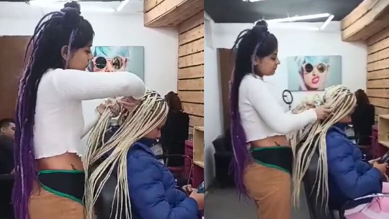 La peluquera compartió la situación en TikTok.