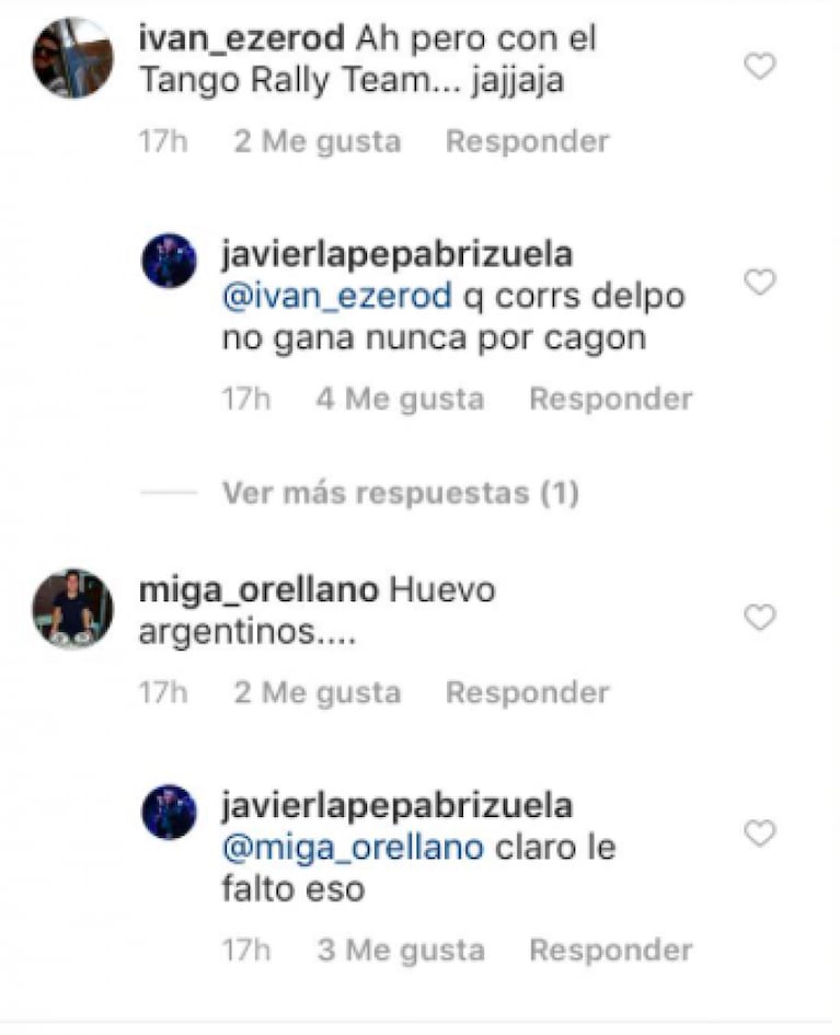 La Pepa Brizuela, durísimo con Del Potro