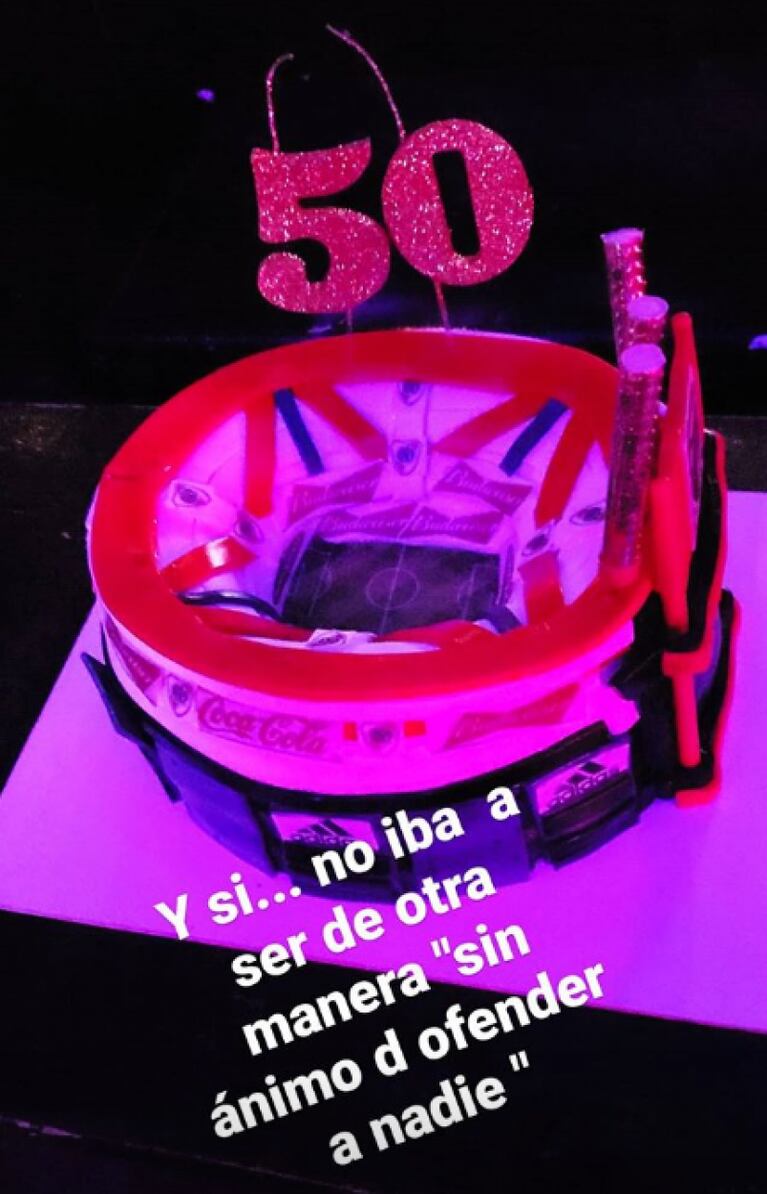 La Pepa Brizuela festejó sus 50 con el Rey Pelusa