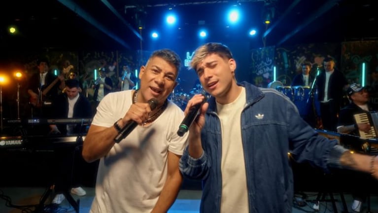 La Pepa Brizuela y Joaco Martín juntos en lo nuevo del ex cantante de La Barra.