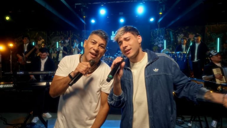La Pepa Brizuela y Joaco Martín juntos en lo nuevo del ex cantante de La Barra.