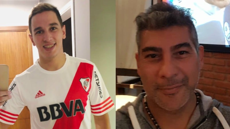 La Pepa y El Chino, dos de River que festejaron