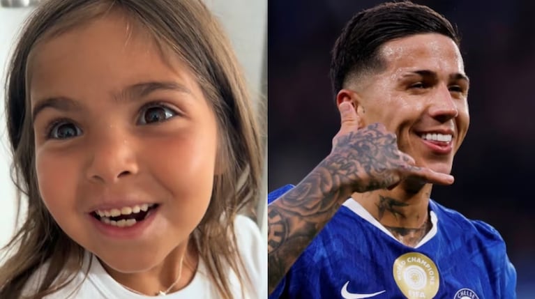La pequeña encontró pañuelos celestes y blancos y todo es ilusión.