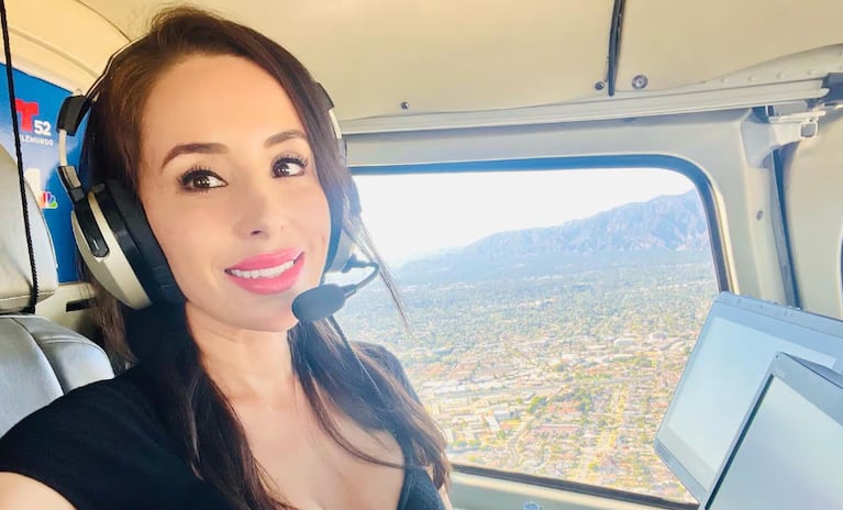 La periodista y el piloto murieron tras la caída del helicóptero.