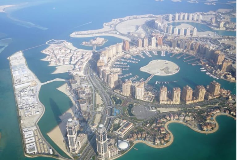 La Perla, la sorprenderte y lujosa isla artificial de Qatar