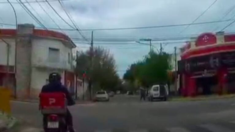 La persecución comenzó en la esquina de Roma y Buchardo.