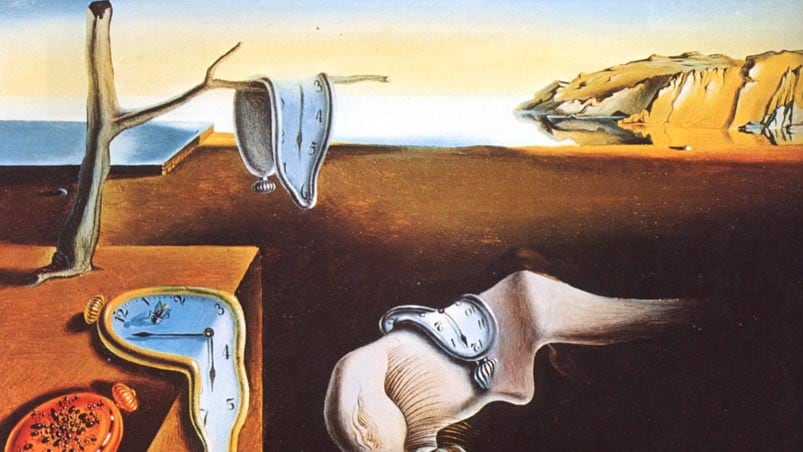 "La persistencia de la memoria", el cuadro del pintor español Salvador Dalí.