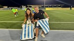 La pista salió desde las tribunas del estadio en Willemstad. 