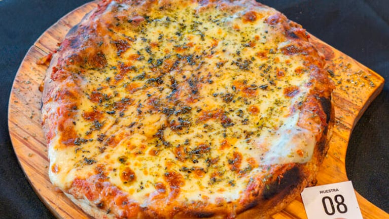 La pizza de Muzzarella al Molde ganadora. (Foto: Circuito Gastronómico)