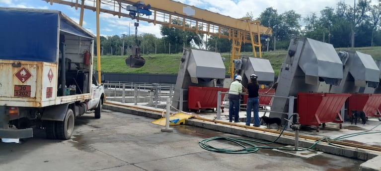 La planta de líquidos cloacales