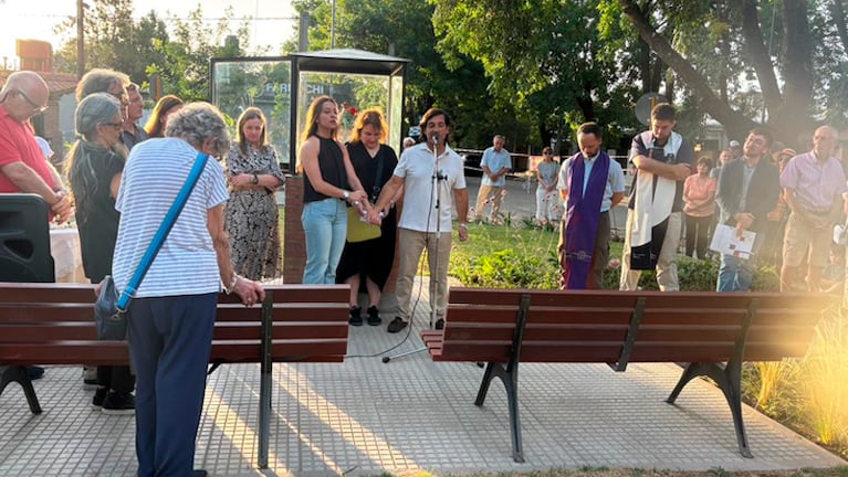 La plaza de barrio Inaudi lleva el nombre de Catalina Gutiérrez.